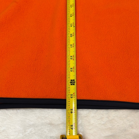 Nautica Orange & Navy Blue Fleece 1/4 Zip Front Pullover Sweater- … - Picture 10 of 10